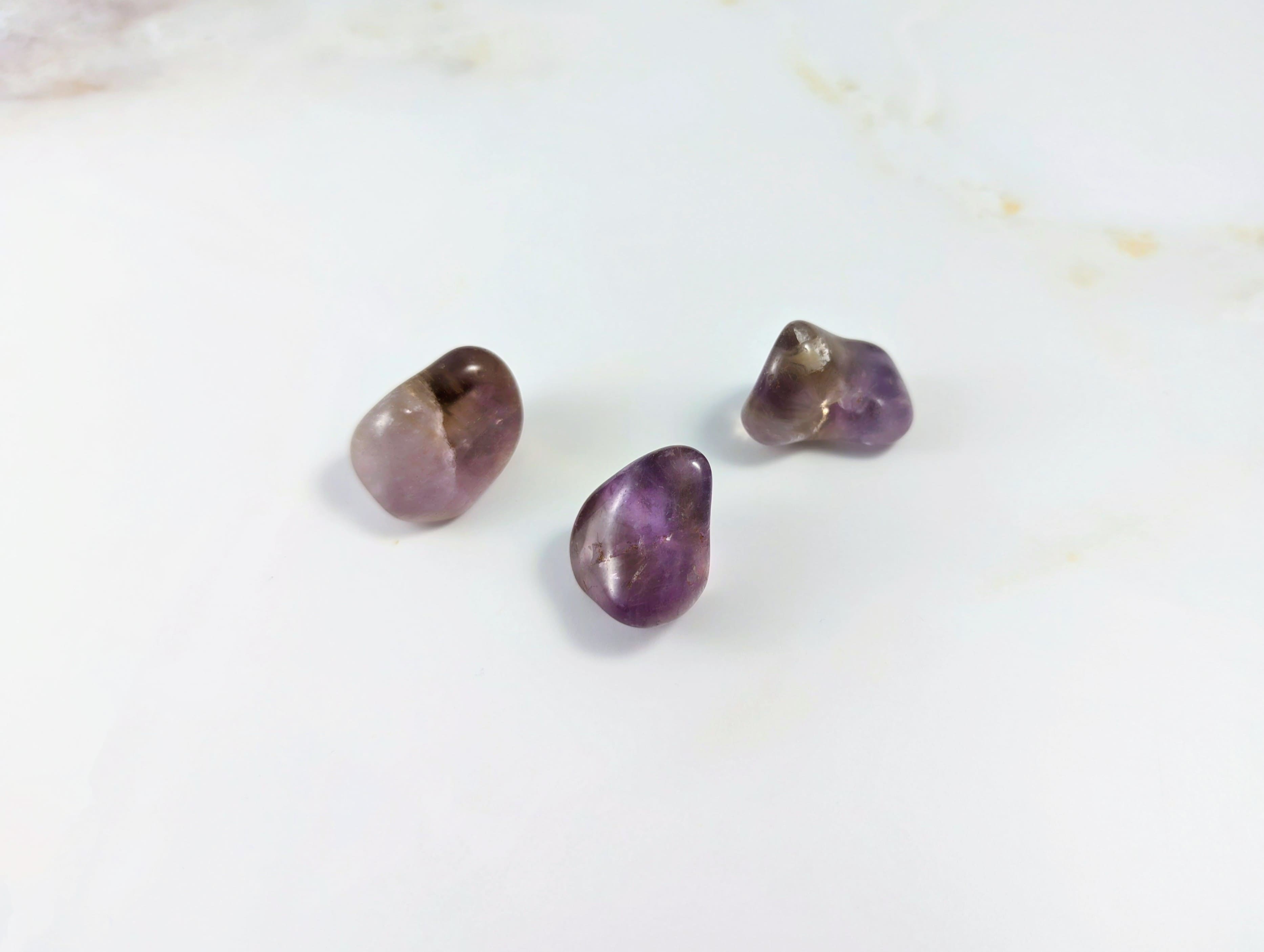 Ametrine rolled stone