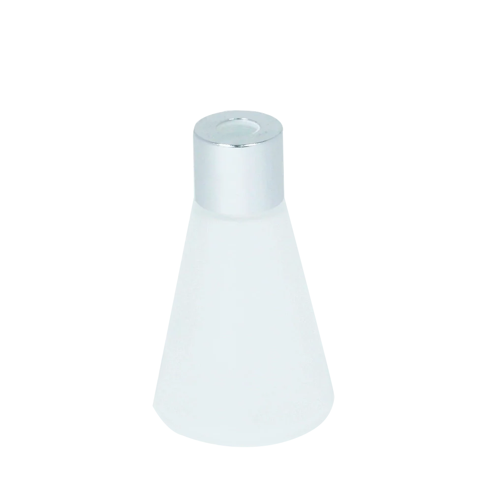 Bouteille verre givre Bouchon or-argent