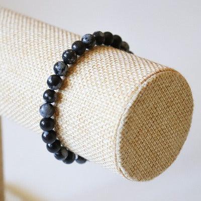 Bracelet en Obsidienne noire