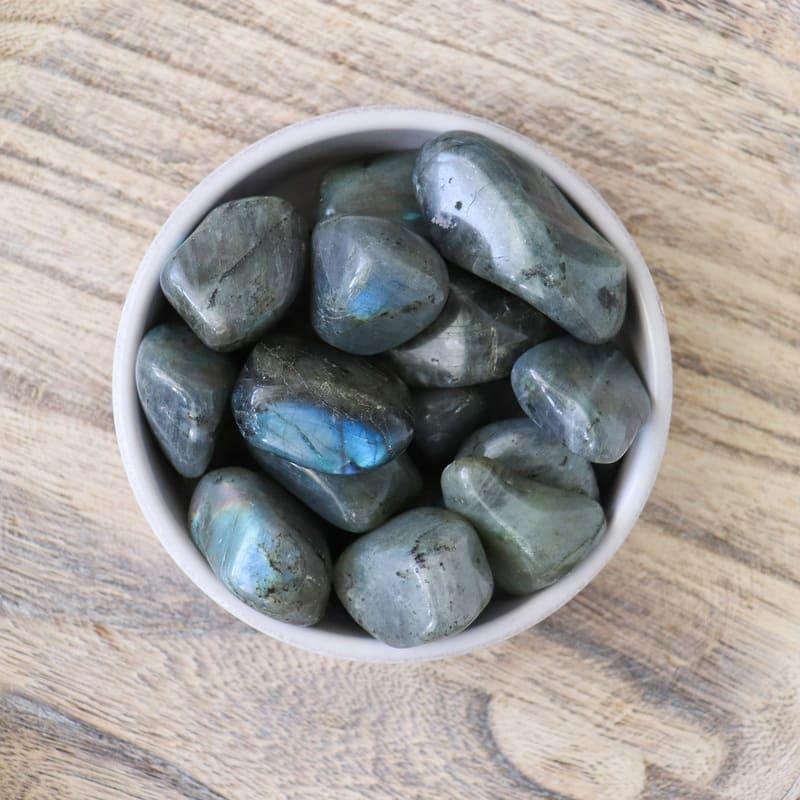 Labradorite rolled stone