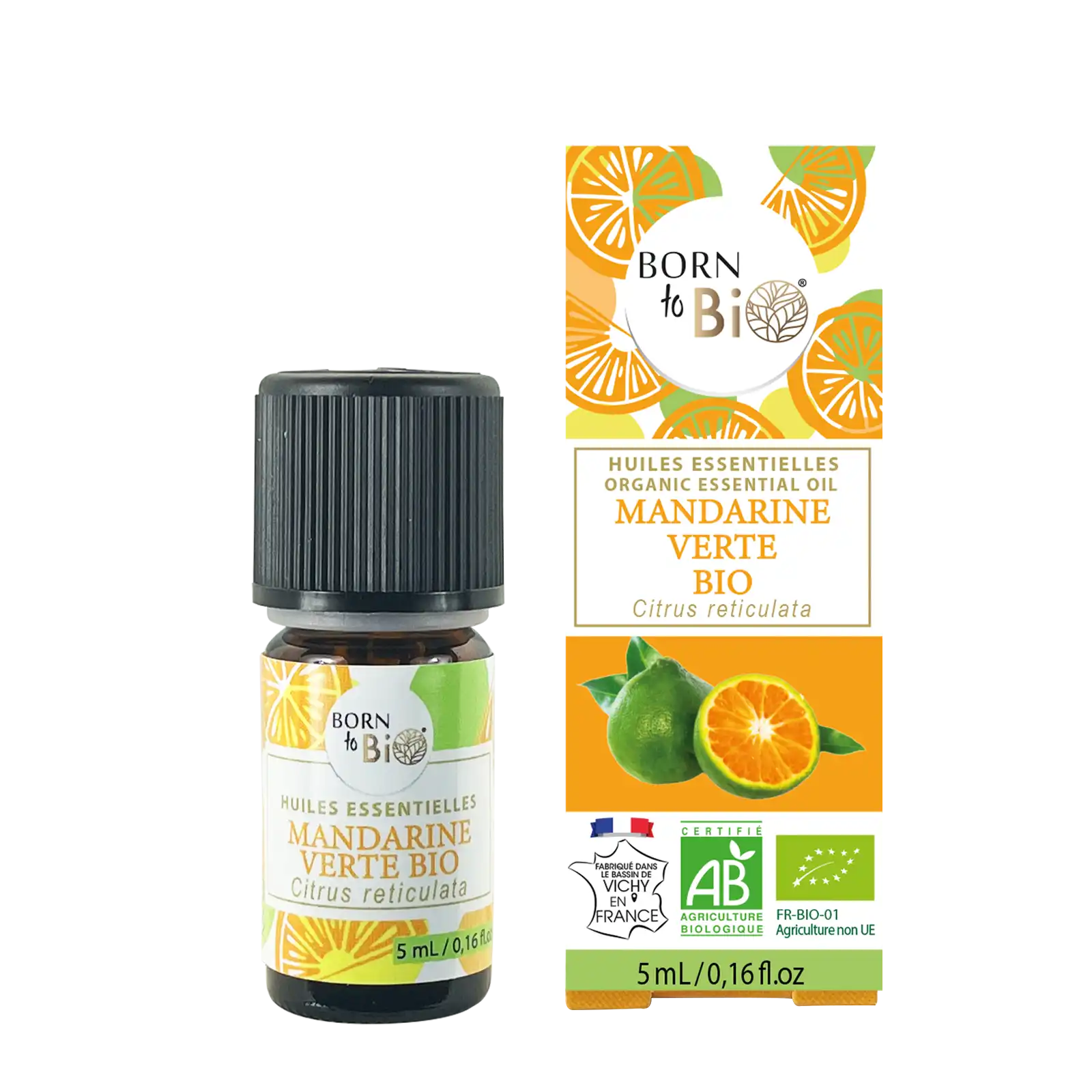 Huile essentielle Mandarine verte Certifiée Bio